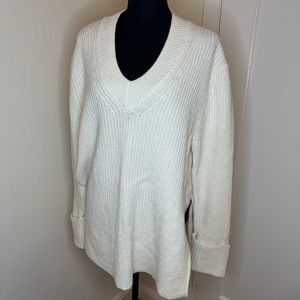 Athleta Shasta V Neck Sweater